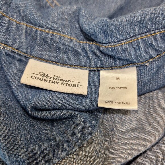 The Vermont Country Store jean dress size medium - Picture 3 of 3